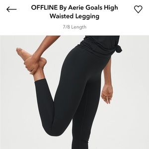 OFFLINE by Aerie Goals High Waisted 7/8 Legging